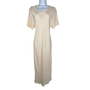 Comme des Garcons Maxi Cream T-Shirt Dress Size Small/Medium